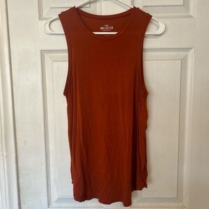 Hollister Women's Burnt Orange Tank Top